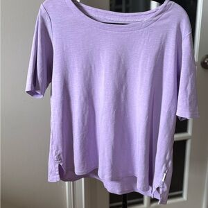 Orvis Lavender Short-Sleeve Scoop Neck Tee